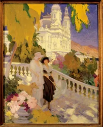 Séta a Monte Carlo-i Kaszinó teraszán