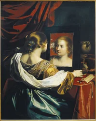 Hiúság vagy fiatal nő a WC-nél, c. 1626