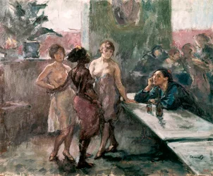 A fogadóban. Ricardo Canals Y Llambi festménye (1876-1931)