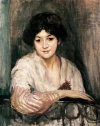 Ábra. Ricard Canals i Llambi (1876-1931) festménye, olaj, vászon, impresszionizmus