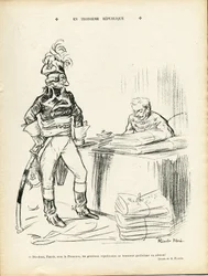 Ricardo Flores (1878-1918) illusztrációja a Le Lire-ben, 13.11.29 - A Harmadik Köztársaságban