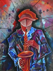 Élénk szaxofonos jazz