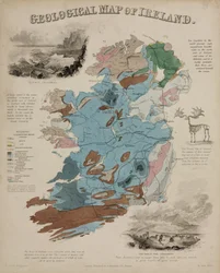 „Írország geológiai térképe”, 1850-es évek