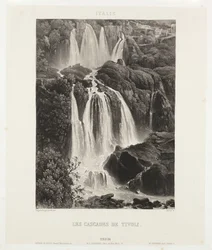 Tivoli vízesései, 1841