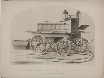 A londoni brigád tűzoltóautója: Prince Albert, 1880