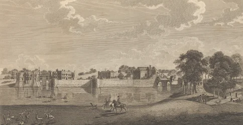 Leeds Castle, Kent megyében, Edward Hasted, The History and... című művéből, 1777-90.