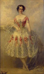 Marie-Adeline Plunkett portréja, 1854.