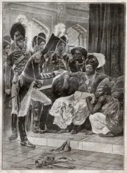 Sri Vikrama Rajasinha, Kandy (Srí Lanka) királya, akit az angolok 1815-ben bocsátottak el. 1924 (illusztráció)