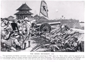 The Boxer Movement, illusztráció a „Hutchinsons History of the Nations” című művéből, 1910 körül
