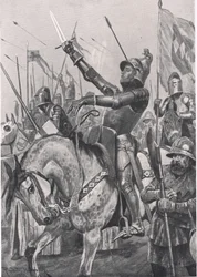 Henry Hotspur halála, 1403. július 21., illusztráció a 