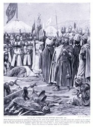 A ciprusi Isaac könyörög I. Richárd előtt, 1191, 1920-as években