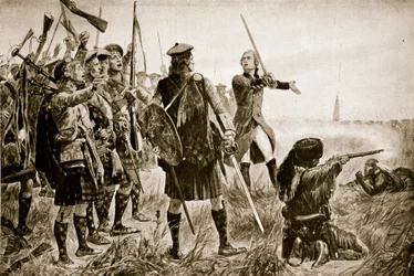 A québeci csata, 1759, illusztráció a "Hutchinson
