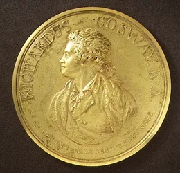 A művész portréérme (bronz)