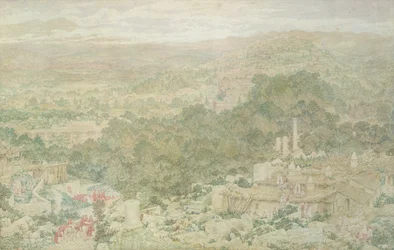 Kilátás Tlos ókori városára Lycia-ban, 1883