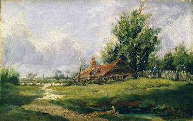 Tájkép, 1837 körül (olaj, fa)
