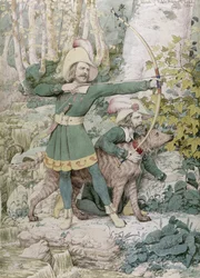 Robin Hood vázlata, 1852