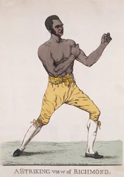 Richmond lenyűgöző kilátása, 1810-ben (színezett rézkarc)