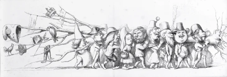 Francia látogatók a Nagy Kiállításon, 1851
