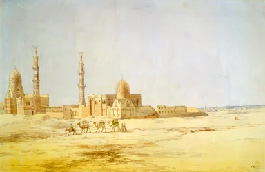 „Kalifák sírjai, Kairó”, 1842