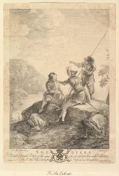Három katona, 1766-67.