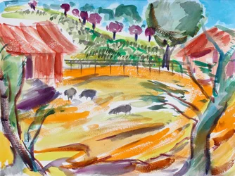 Barnyard juhokkal, Napa Valley, 2016