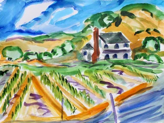 House on Dealy Lane, Napa, 2018