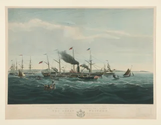 A Nagy-Britannia és Amerika közötti Steam Navigation megalakulásának emlékére
