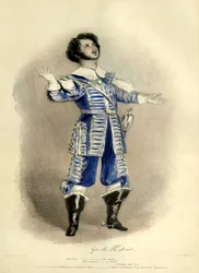 I Puritani Giovanni Rubinivel Arturo szerepében (a szerepet létrehozta) az első párizsi produkcióból, a Théâtre-Italienből