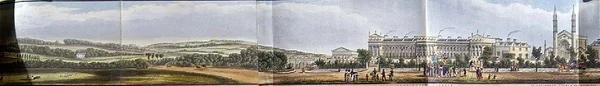 Hampstead és Gloucester Terrace, részlet a "Panorámás kilátás a Regent