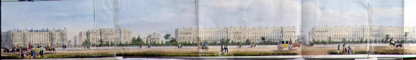 Ulster Terrace és York Terrace, részlet az „A Panoramic View around the Regent