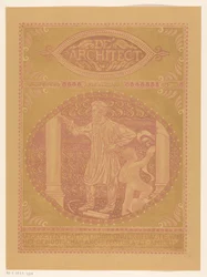 Borítóterv ehhez: De Architect, 1911