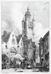 Bergues: A piactorony, 1824.