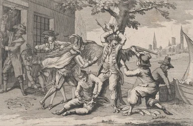 Va de Bon Coeur, az Amerikai Kongresszus egyik tagja az angol admiralitás katonáinak szentelte..., 1778.