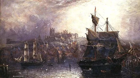 Whitby Harbour (olaj, vászon)