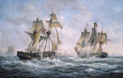 Csata az amerikai Wasp hadiszlúp és a brit Frolic hadibrigg között, 1812