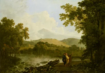 Cicero és két barátja, Atticus és Quintus, arpinumi villájában, 1769-1770