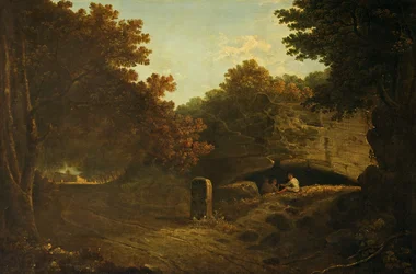 La Riccia, Albano közelében, Olaszország 1752-57 (olaj, vászon)