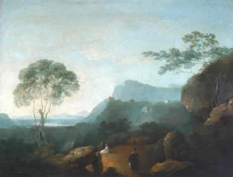Táj figurákkal (olaj, vászon)