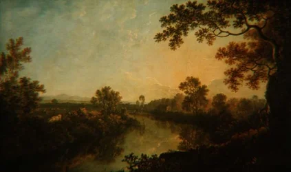 A Dee folyó, az Eaton Hall közelében, 1759-60 körül