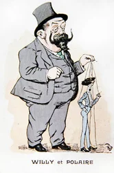 Willy és Polaire, XX. század eleje (színes litó)