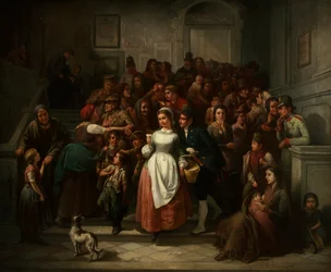 A lottósorsolás után, 1859.