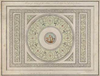 Headfort House, Írország: Saloon Ceiling
