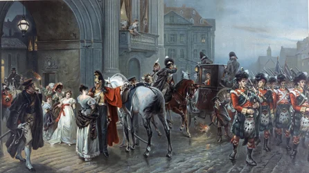 Waterlooba hívva, Brüsszel, 1815, kb. 1898