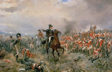Wellington hercege Waterlooban