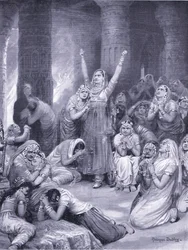 A Rajput szertartás Jakhur (holokauszt) 1567 AD ( litó)