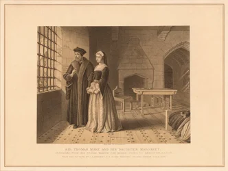 Sir Thomas More és lánya, Margaret, 1878