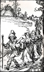 Az aranylúd a Grimms Háztartási mesékből, c1900 1901-1902