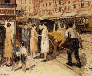 Lower East Side, 1930 körül (olaj, vászon)