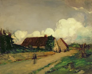 Régi Bretagne-i parasztházak