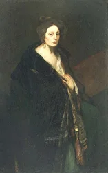 Nő Manteau-ban